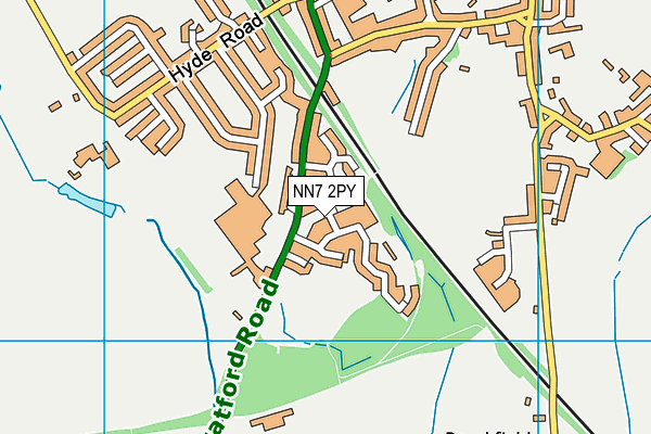 NN7 2PY map - OS VectorMap District (Ordnance Survey) NN7 2PY map - OS VectorMap District (Ordnance Survey)