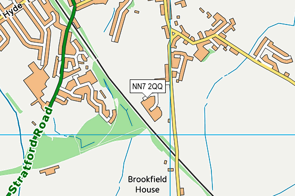 NN7 2QQ map - OS VectorMap District (Ordnance Survey) NN7 2QQ map - OS VectorMap District (Ordnance Survey)