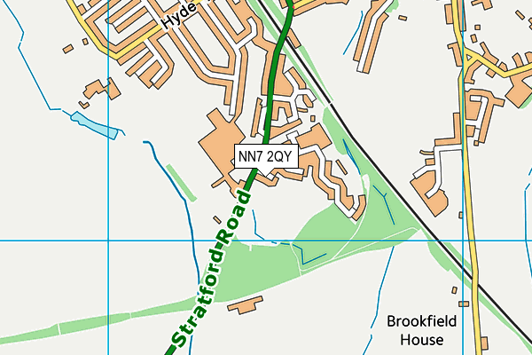 NN7 2QY map - OS VectorMap District (Ordnance Survey) NN7 2QY map - OS VectorMap District (Ordnance Survey)