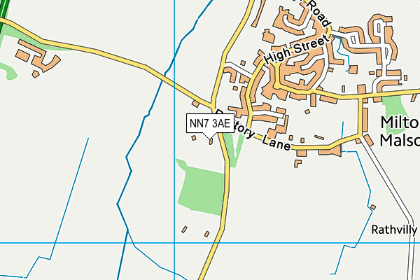 NN7 3AE map - OS VectorMap District (Ordnance Survey) NN7 3AE map - OS VectorMap District (Ordnance Survey)