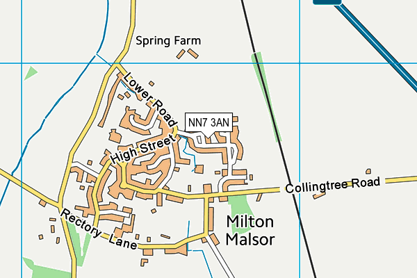 NN7 3AN map - OS VectorMap District (Ordnance Survey) NN7 3AN map - OS VectorMap District (Ordnance Survey)