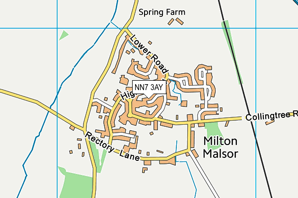 NN7 3AY map - OS VectorMap District (Ordnance Survey) NN7 3AY map - OS VectorMap District (Ordnance Survey)