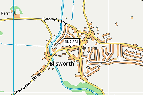 NN7 3BJ map - OS VectorMap District (Ordnance Survey) NN7 3BJ map - OS VectorMap District (Ordnance Survey)