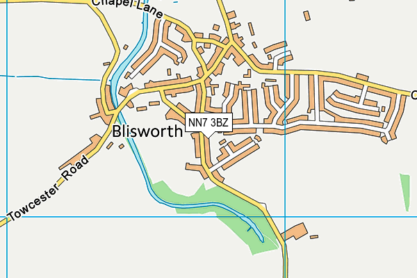 NN7 3BZ map - OS VectorMap District (Ordnance Survey) NN7 3BZ map - OS VectorMap District (Ordnance Survey)