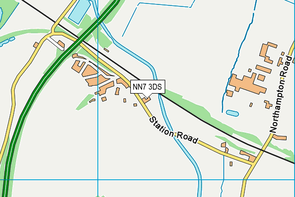 NN7 3DS map - OS VectorMap District (Ordnance Survey) NN7 3DS map - OS VectorMap District (Ordnance Survey)