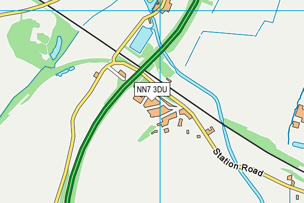 NN7 3DU map - OS VectorMap District (Ordnance Survey) NN7 3DU map - OS VectorMap District (Ordnance Survey)