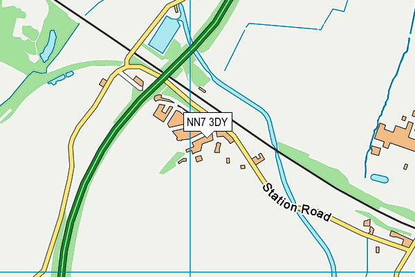 NN7 3DY map - OS VectorMap District (Ordnance Survey) NN7 3DY map - OS VectorMap District (Ordnance Survey)