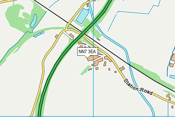 NN7 3EA map - OS VectorMap District (Ordnance Survey) NN7 3EA map - OS VectorMap District (Ordnance Survey)