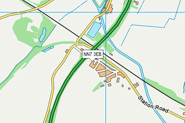NN7 3EB map - OS VectorMap District (Ordnance Survey) NN7 3EB map - OS VectorMap District (Ordnance Survey)