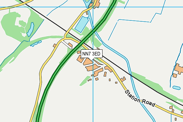 NN7 3ED map - OS VectorMap District (Ordnance Survey) NN7 3ED map - OS VectorMap District (Ordnance Survey)