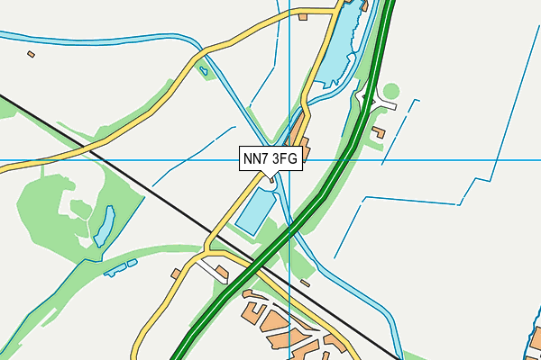 NN7 3FG map - OS VectorMap District (Ordnance Survey) NN7 3FG map - OS VectorMap District (Ordnance Survey)