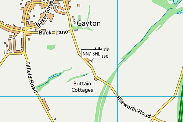 NN7 3HL map - OS VectorMap District (Ordnance Survey) NN7 3HL map - OS VectorMap District (Ordnance Survey)