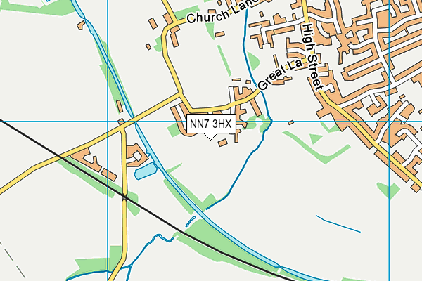 NN7 3HX map - OS VectorMap District (Ordnance Survey) NN7 3HX map - OS VectorMap District (Ordnance Survey)