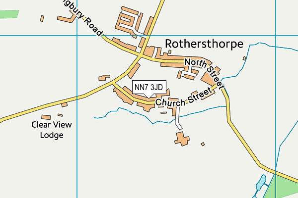 NN7 3JD map - OS VectorMap District (Ordnance Survey) NN7 3JD map - OS VectorMap District (Ordnance Survey)