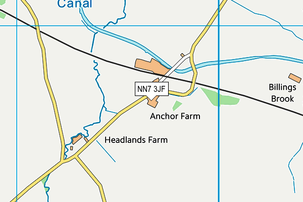 NN7 3JF map - OS VectorMap District (Ordnance Survey) NN7 3JF map - OS VectorMap District (Ordnance Survey)