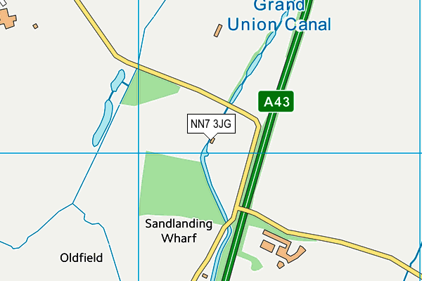 NN7 3JG map - OS VectorMap District (Ordnance Survey) NN7 3JG map - OS VectorMap District (Ordnance Survey)