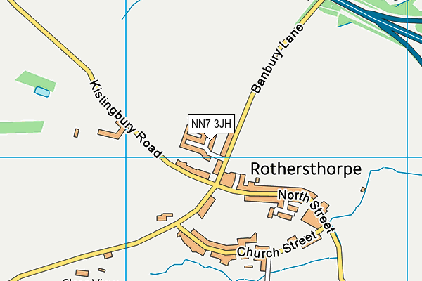 NN7 3JH map - OS VectorMap District (Ordnance Survey) NN7 3JH map - OS VectorMap District (Ordnance Survey)