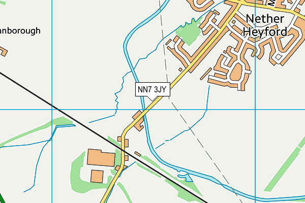 NN7 3JY map - OS VectorMap District (Ordnance Survey) NN7 3JY map - OS VectorMap District (Ordnance Survey)