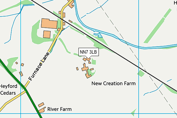 NN7 3LB map - OS VectorMap District (Ordnance Survey) NN7 3LB map - OS VectorMap District (Ordnance Survey)