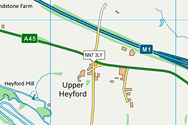 NN7 3LY map - OS VectorMap District (Ordnance Survey) NN7 3LY map - OS VectorMap District (Ordnance Survey)