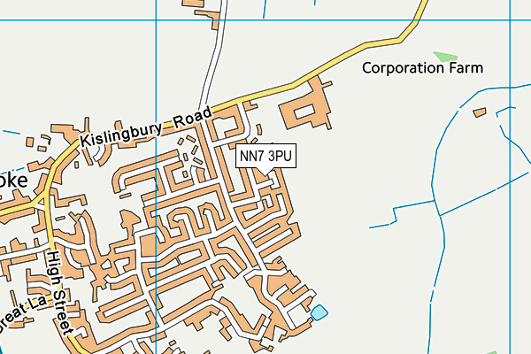 NN7 3PU map - OS VectorMap District (Ordnance Survey) NN7 3PU map - OS VectorMap District (Ordnance Survey)