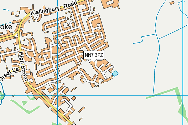 NN7 3PZ map - OS VectorMap District (Ordnance Survey) NN7 3PZ map - OS VectorMap District (Ordnance Survey)