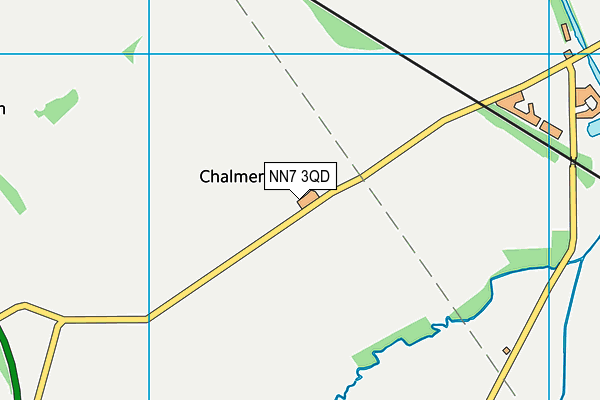 NN7 3QD map - OS VectorMap District (Ordnance Survey) NN7 3QD map - OS VectorMap District (Ordnance Survey)