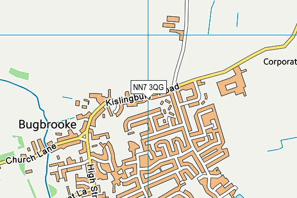 NN7 3QG map - OS VectorMap District (Ordnance Survey) NN7 3QG map - OS VectorMap District (Ordnance Survey)