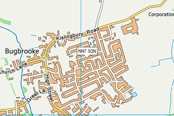 NN7 3QN map - OS VectorMap District (Ordnance Survey) NN7 3QN map - OS VectorMap District (Ordnance Survey)