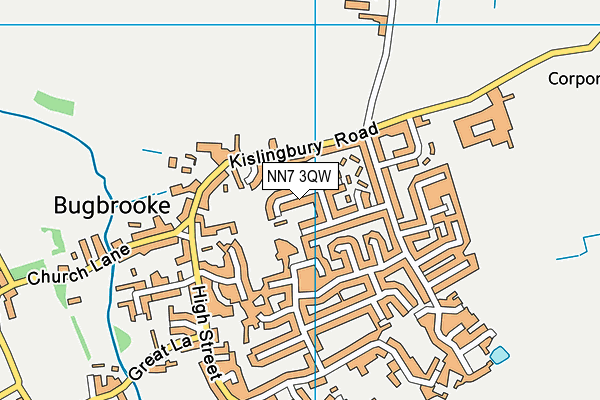 NN7 3QW map - OS VectorMap District (Ordnance Survey) NN7 3QW map - OS VectorMap District (Ordnance Survey)