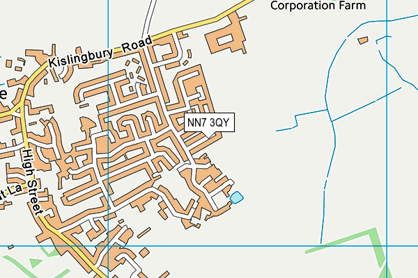 NN7 3QY map - OS VectorMap District (Ordnance Survey) NN7 3QY map - OS VectorMap District (Ordnance Survey)