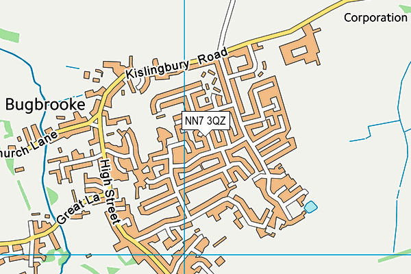 NN7 3QZ map - OS VectorMap District (Ordnance Survey) NN7 3QZ map - OS VectorMap District (Ordnance Survey)