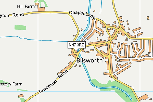 NN7 3RZ map - OS VectorMap District (Ordnance Survey) NN7 3RZ map - OS VectorMap District (Ordnance Survey)
