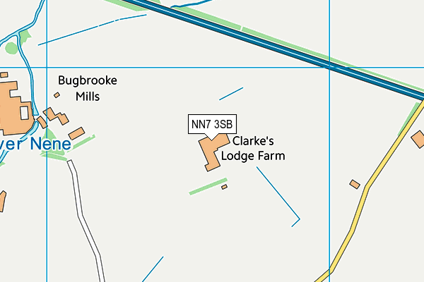 NN7 3SB map - OS VectorMap District (Ordnance Survey) NN7 3SB map - OS VectorMap District (Ordnance Survey)