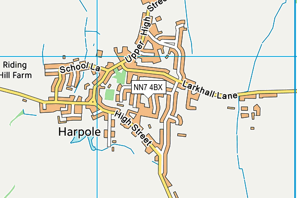 NN7 4BX map - OS VectorMap District (Ordnance Survey)