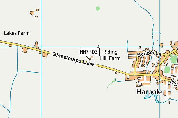 NN7 4DZ map - OS VectorMap District (Ordnance Survey) NN7 4DZ map - OS VectorMap District (Ordnance Survey)