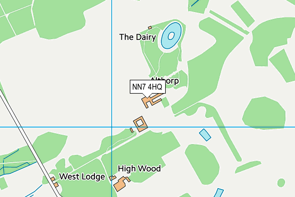 NN7 4HQ map - OS VectorMap District (Ordnance Survey) NN7 4HQ map - OS VectorMap District (Ordnance Survey)