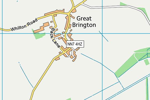 NN7 4HZ map - OS VectorMap District (Ordnance Survey) NN7 4HZ map - OS VectorMap District (Ordnance Survey)