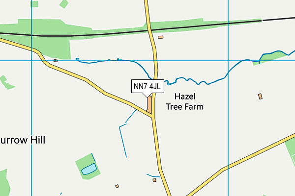 NN7 4JL map - OS VectorMap District (Ordnance Survey)