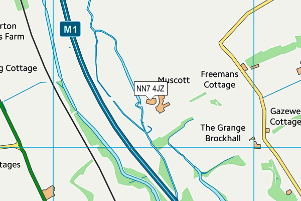 NN7 4JZ map - OS VectorMap District (Ordnance Survey) NN7 4JZ map - OS VectorMap District (Ordnance Survey)