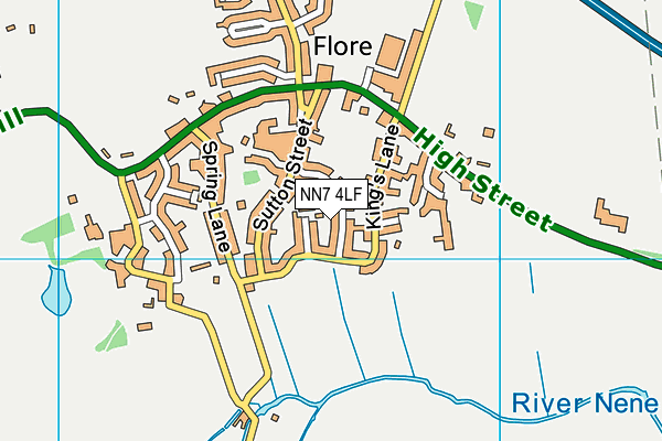 NN7 4LF map - OS VectorMap District (Ordnance Survey) NN7 4LF map - OS VectorMap District (Ordnance Survey)