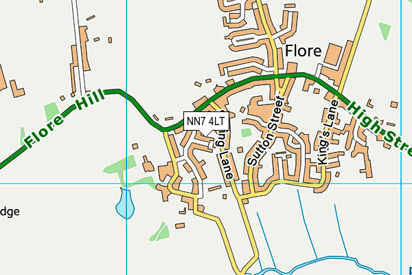 NN7 4LT map - OS VectorMap District (Ordnance Survey) NN7 4LT map - OS VectorMap District (Ordnance Survey)