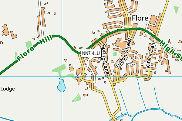 NN7 4LU map - OS VectorMap District (Ordnance Survey) NN7 4LU map - OS VectorMap District (Ordnance Survey)