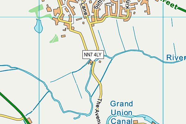 NN7 4LY map - OS VectorMap District (Ordnance Survey) NN7 4LY map - OS VectorMap District (Ordnance Survey)