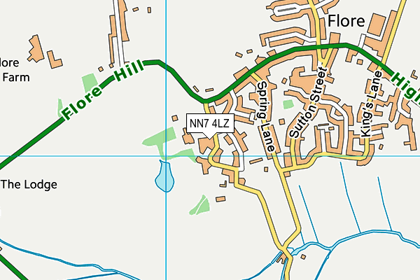NN7 4LZ map - OS VectorMap District (Ordnance Survey) NN7 4LZ map - OS VectorMap District (Ordnance Survey)