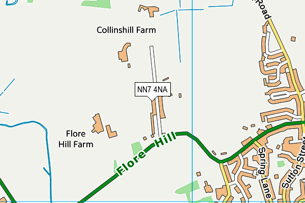 NN7 4NA map - OS VectorMap District (Ordnance Survey) NN7 4NA map - OS VectorMap District (Ordnance Survey)