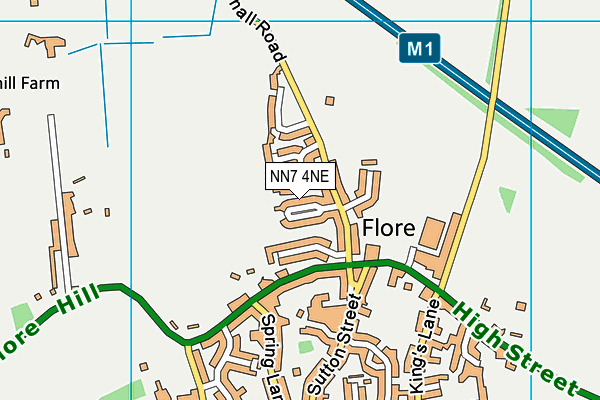 NN7 4NE map - OS VectorMap District (Ordnance Survey) NN7 4NE map - OS VectorMap District (Ordnance Survey)