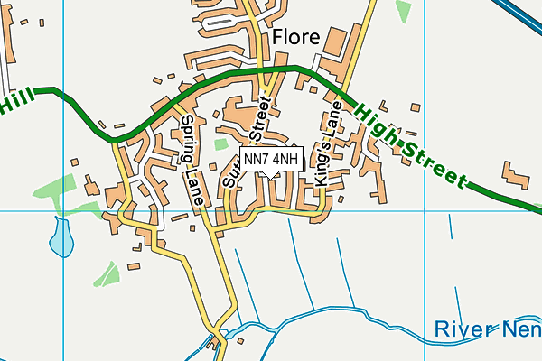 NN7 4NH map - OS VectorMap District (Ordnance Survey)