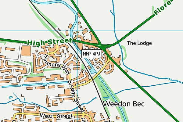 NN7 4PJ map - OS VectorMap District (Ordnance Survey) NN7 4PJ map - OS VectorMap District (Ordnance Survey)