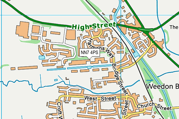 NN7 4PS map - OS VectorMap District (Ordnance Survey) NN7 4PS map - OS VectorMap District (Ordnance Survey)